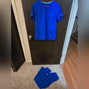 Royal Blue Epic Scrub Set Sz Small